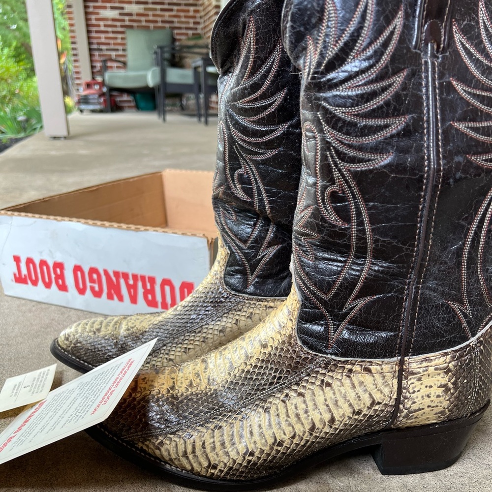 Authentic Snakeskin Durango Boots